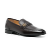 Bally Emblem-plaque leather loafers