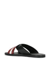 BALLY MEN'S JAMILO CROSSOVER-STRAPS LEATHER SANDALS