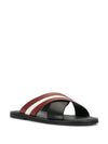 BALLY MEN'S JAMILO CROSSOVER-STRAPS LEATHER SANDALS