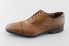 SALVATORE FERRAGAMO 'Boston' Ambre Brown Leather Loafers