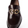 Salvatore Ferragamo Mens Rolo Brown Leather Mocassin