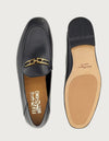 Salvatore Men's Black Melbourne Gancini Ornament Moccasin