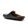 Versace  Leather Slip-On Loafers