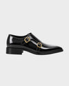 FERRAGAMO Double Monk Strap Loafers